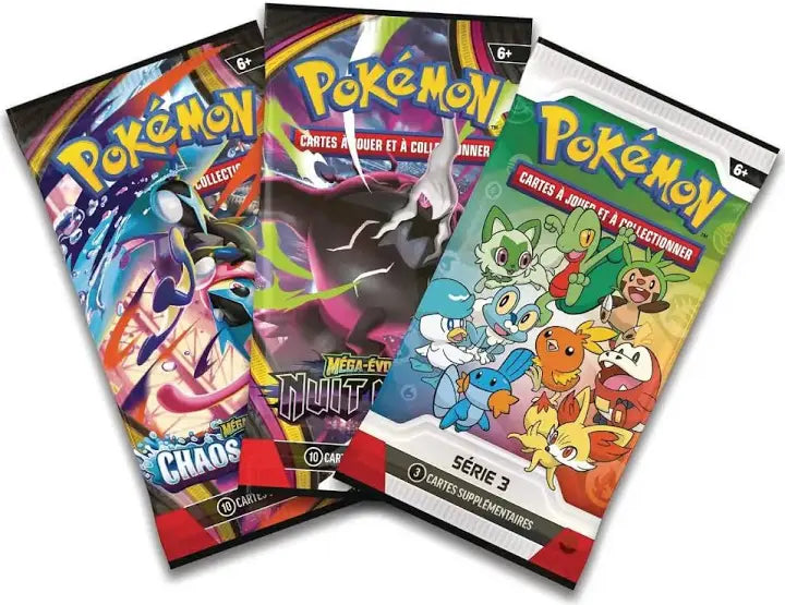 Coffret Pokémon Premiers Partenaires Série 3 - 3 Cartes Promo Illustration Rare - Français