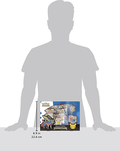Coffret Collection Pin's Deluxe Zacian Pokémon Célébrations 25 Ans EB7.5 - 6 Boosters + Pin's - Français