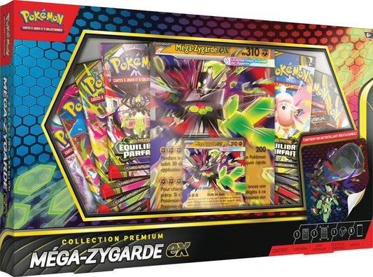 Coffret Collection Premium Pokémon Méga-Zygarde-ex ME2.5 - 8 Boosters + Cartes Promo - Français