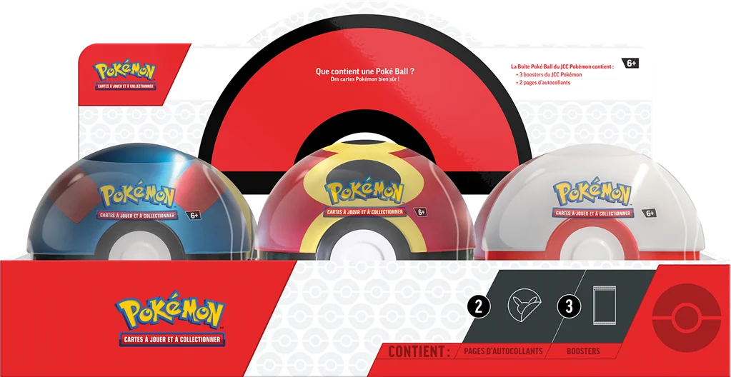 PokéBall Tin Pokémon Q4 2025 — Display