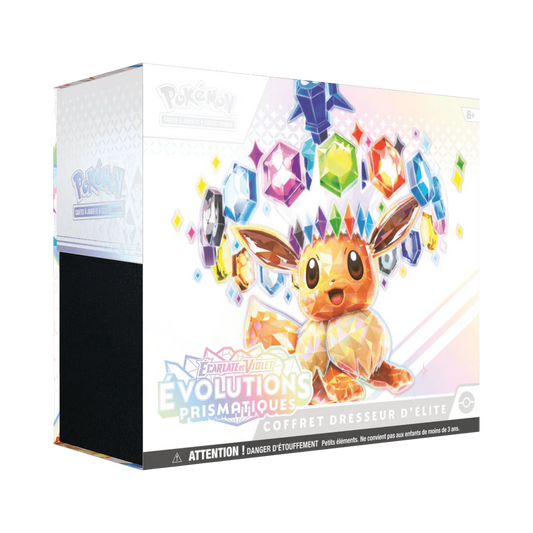 Coffret Dresseur d'Élite Pokémon Évolutions Prismatiques EV8.5 - ETB - Français