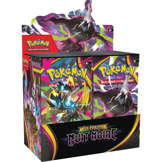 Display Pokémon Nuit Noire ME05 version française scellée — 36 boosters Méga-Évolution, Méga-Darkraï-ex en vedette