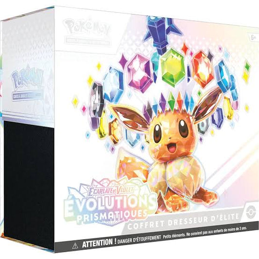 Coffret Dresseur d'Élite Pokémon Évolutions Prismatiques EV8.5 - ETB - Français