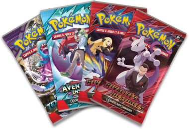 Coffret Pokémon Mewtwo-ex de la Team Rocket - 4 Boosters + Cartes Promo + Jumbo - Français