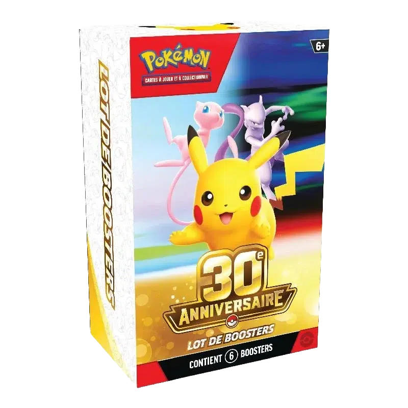 Bundle Pokémon 30e Anniversaire ME05.5 - 6 Boosters - Français