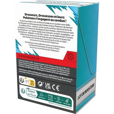Bundle Pokémon Aventures Ensemble EV09 - 6 Boosters - Français