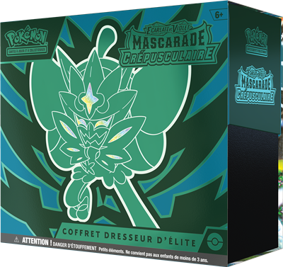 Coffret Dresseur d'Élite Pokémon Écarlate et Violet EV06 - Mascarade Crépusculaire - ETB Ogerpon - Français