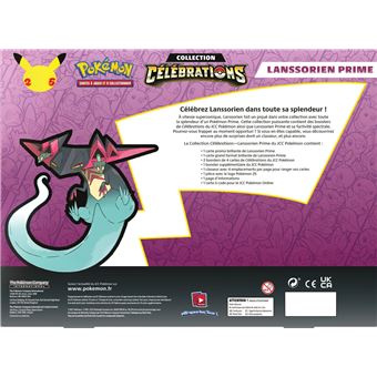 Coffret Collection Classeur Lanssorien Prime Pokémon Célébrations 25 Ans EB7.5 - 5 Boosters + Classeur - Français