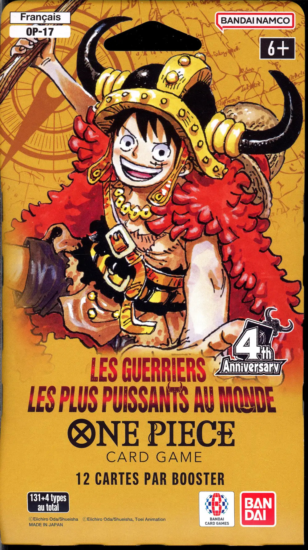 Booster Blister One Piece OP-17 Les Guerriers Les Plus Puissants Au Monde - Français