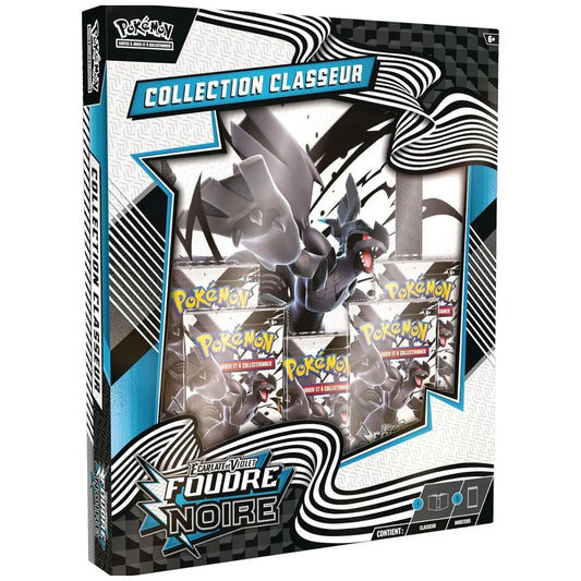 Coffret Collection Classeur Pokémon Foudre Noire EV10.5 - Zekrom + 5 Boosters - Français