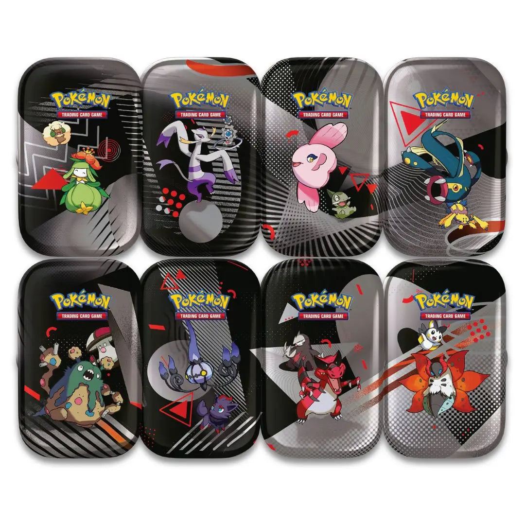 Mini Tin Pokémon EV10.5 Foudre Noire & Flamme Blanche - Modèle Aléatoire - 2 Boosters - Français