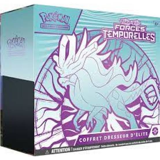 Coffret Dresseur d'Élite Pokémon Écarlate et Violet EV05 - Forces Temporelles - ETB Serpente-Eau / Vert-de-Fer - Français