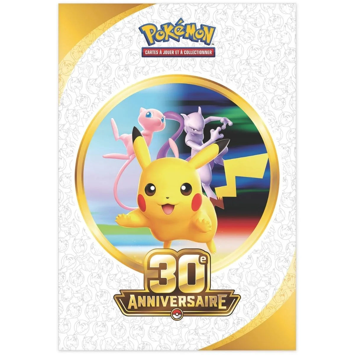 Collection Poster Pokémon 30e Anniversaire ME05.5 - 3 Boosters + 3 Cartes Promo Oiseaux Légendaires - Français