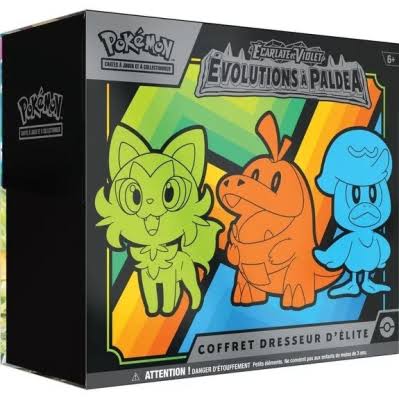 Coffret Dresseur d'Élite Pokémon Écarlate et Violet EV02 - Évolutions à Paldea - ETB Pikachu - Français