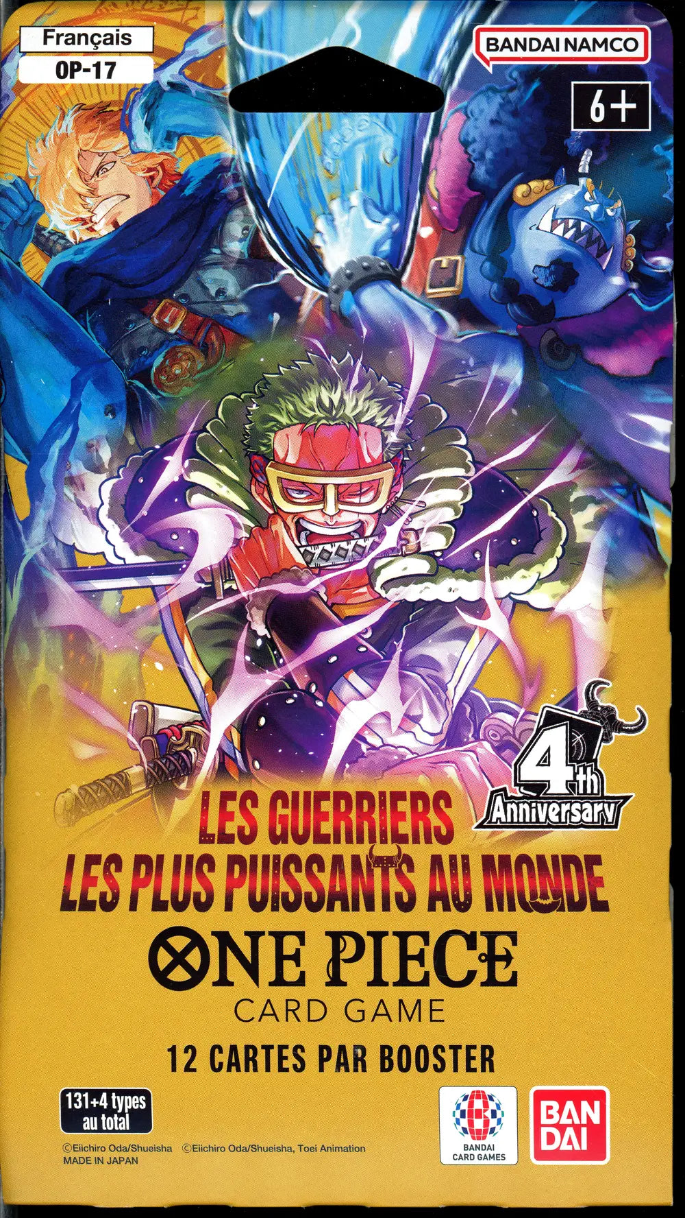 Booster Blister One Piece OP-17 Les Guerriers Les Plus Puissants Au Monde - Français