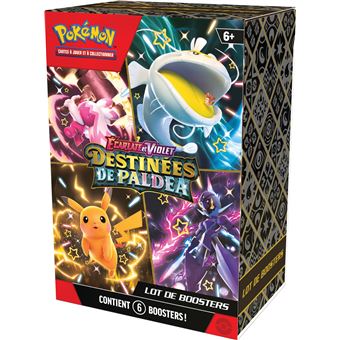 Bundle Pokémon Destinées de Paldea EV4.5 - 6 Boosters - Français