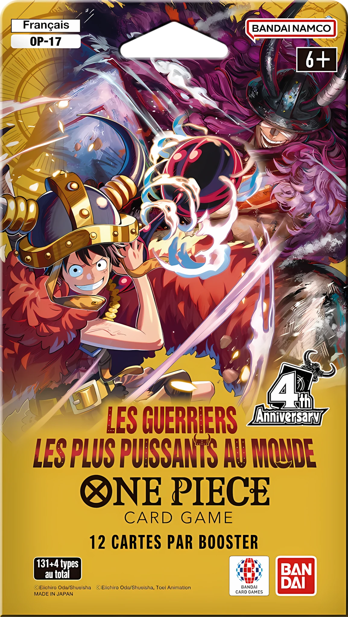 Booster Blister One Piece OP-17 Les Guerriers Les Plus Puissants Au Monde - Français