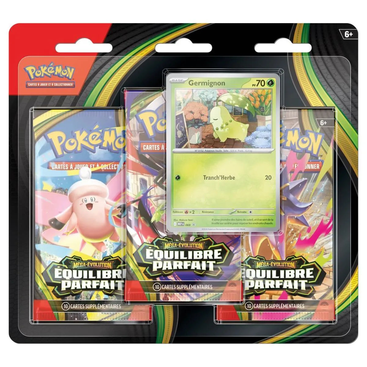Tripack Pokémon Équilibre Parfait ME03 - Français