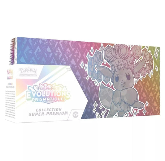 Coffret Super-Premium Pokémon Évolutions Prismatiques EV8.5 — UPC / SPC — Français